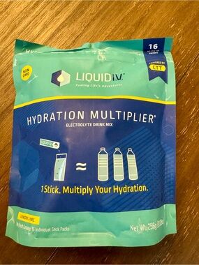 Liquid I.V. Hydration Multiplier Electrolyte Drink Mix - Lemon Lime